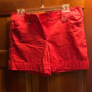 WHBM coral Shorts